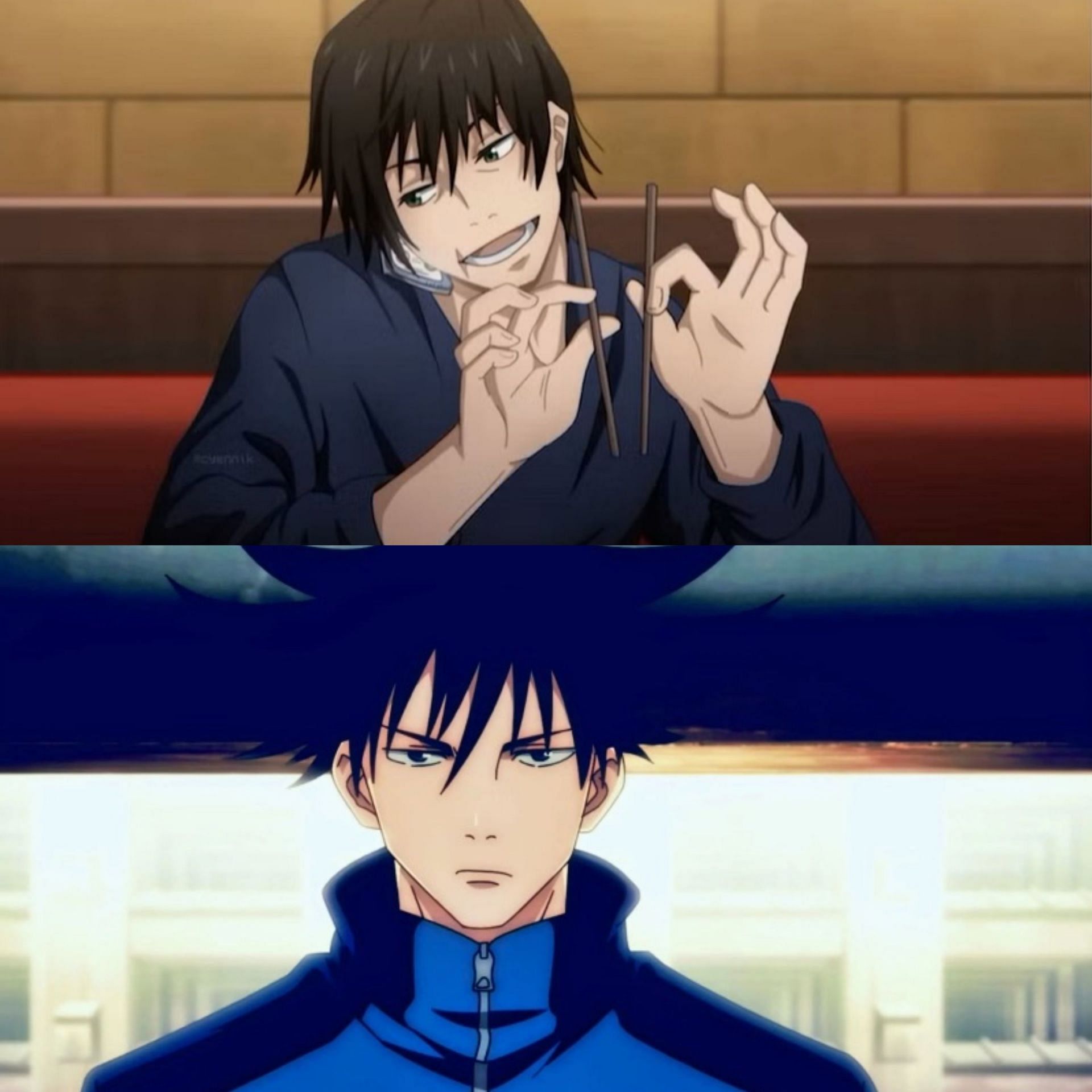 Toji Fushiguro and Megumi Fushiguro in Jujutsu Kaisen (Image via Mappa)
